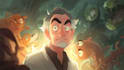 draw a full cartoon illustration