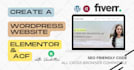 develop and create a wordpress website with elementor pro and acf