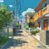 do anime style art with simple background