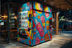 design creative vending machine wrap, atm machine wrap and custom machine wrap