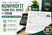 file your nonprofit form 990 990ez or 990n