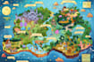 create event, tourist, and fantasy map illustration