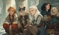 create custom dnd party illustration