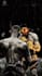 create neo noir MMA, ufc fighter illustrations