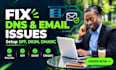 fix domain dns mx records email issues on namecheap, cloudflare, ionos godadaddy