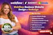 build webflow website showit jimdo webflow business website design or redesign