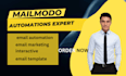 setup mailmodo email automation interactive marketing  mailmodo email marketing