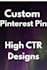 design professional pinterest pins in canva for your business