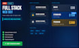 do custom website development as full stack developer, front end developer