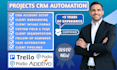 build custom crm in trello apptivo podio with lead capture form automated email