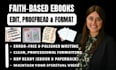 edit, proofread, format faith based ebook, christian devotional prayer book