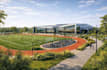 style your sport complex and facilities, stadiums, gym with 3d rendering