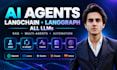 build ai agents and rag pipelines using langchain langgraph