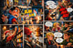 write and design comic book script, comic book illustration design, comic strip