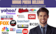 write press release submit music press release pr distribution public relation