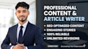 do SEO keyword recherche and writing service b2b lead gen