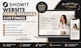 design showit website template showit customization redesign update landing page