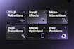 design creative website with gsap animations and interactions
