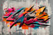 design a stylish graffiti inspired logo