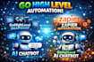 gohighlevel ai solutions including voice ai agents, conversational ai