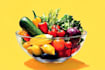 make a food pop art illustration