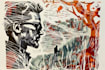 create artistic linocut illustration