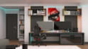 design 3d gaming room, isometric room design, 3d streaming room