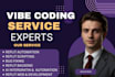 be your vibe coding expert using base44 vo and cleanup your lovable