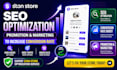 stan store seo optimization promotion to increase conversion rate
