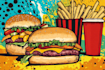 create food illustration in my style