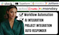 integrate make, zapier n8n with odoo pipedrive  monday slack stackby typeform