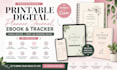 design printable digital planner journal print on demand canva ebook tracker