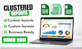create excel dashboard, KPI reports and automate tasks