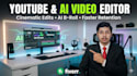 do professional video editing and ai video enhancement