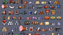 design pixel visual effect, skill icon, indie game art and 2d game assets
