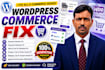 fix wordpress errors, critical issues and woocommerce fix