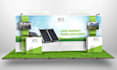 design trade show booth and backdrop for your exhibition