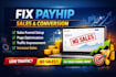 fix payhip low conversion traffic no sales funnel optimization strategy setup