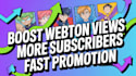 do fast webtoon promotion to grow real readers