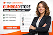 design optimize gumroad digital product promotion cro store high conversions