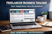 create freelancer business tracker excel dashboard google sheets