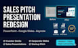 redesign powerpoint, google slides, keynotes ppt and pitch deck for sales pitch