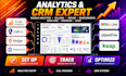 setup google analytics callrail hotjar whatconverts zoho crm pipedrive keap