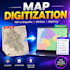do map digitization convert PDF image to gis shapefile