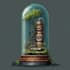 create steam capsule art in pixel art style