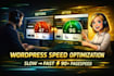 do wordpress speed optimization and fix slow loading issues fast
