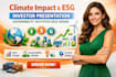 climate impact esg investor presentation sustainability tech pitch deck design
