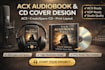 design acx audiobook cover, createspace cd cover, type font ttf indesign layout