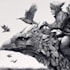 create free hand illustration fantasy with pen and ink