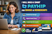 build a smart payhip store for ebooks and memberships